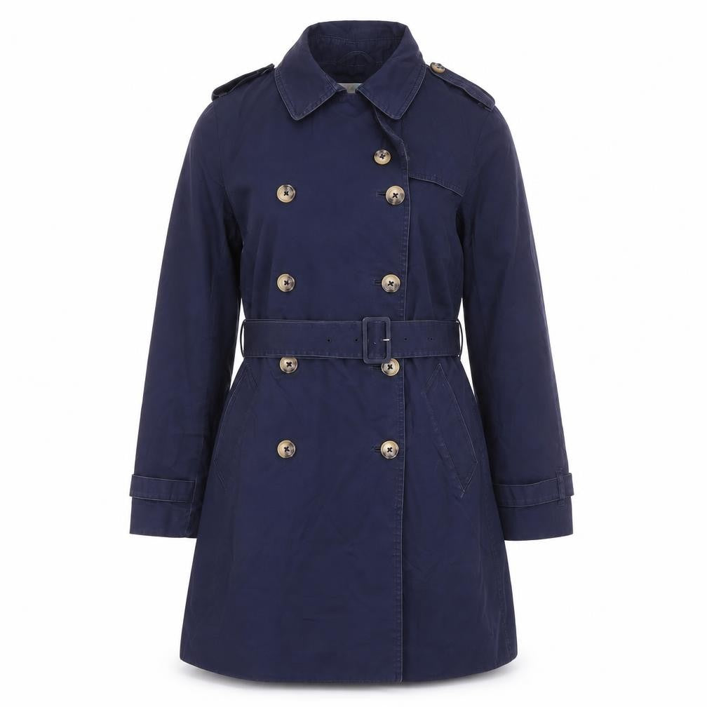 Womens UK Size 6 Regular Boden Blue Cotton Coat