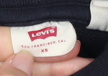 Levi's Women's Black Hoodie XS Pullover Casual