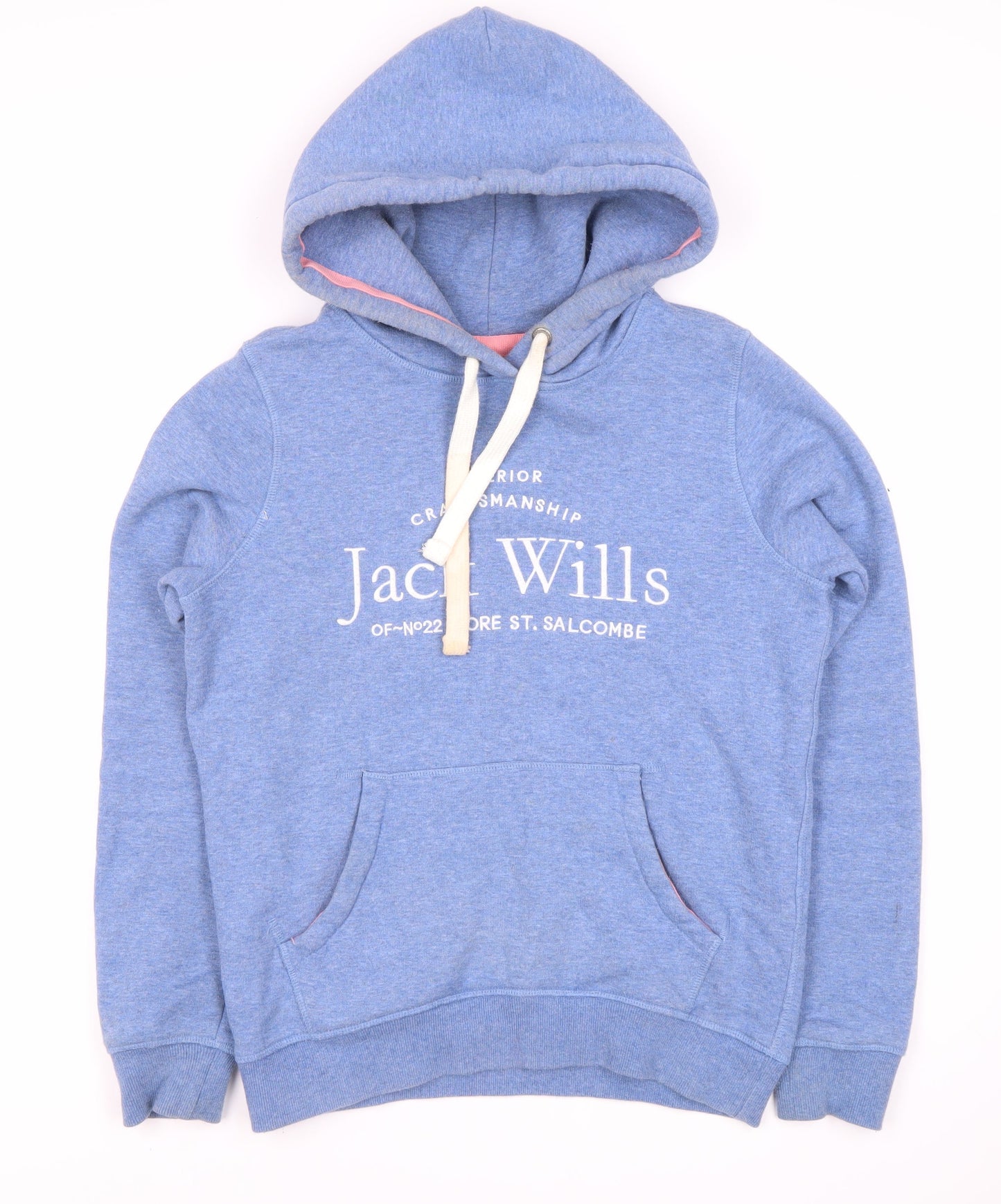 Jack Wills Women's Blue Pullover Hoodie Size 8