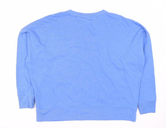 GAP Women's Blue Pullover Sweatshirt L Casual
