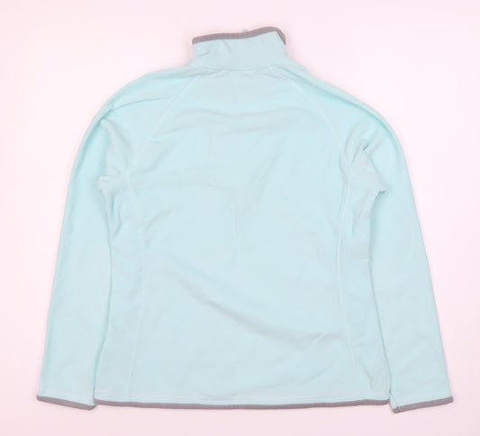 Mountain Warehouse Women's Blue Fleece Sweatshirt, Size 12