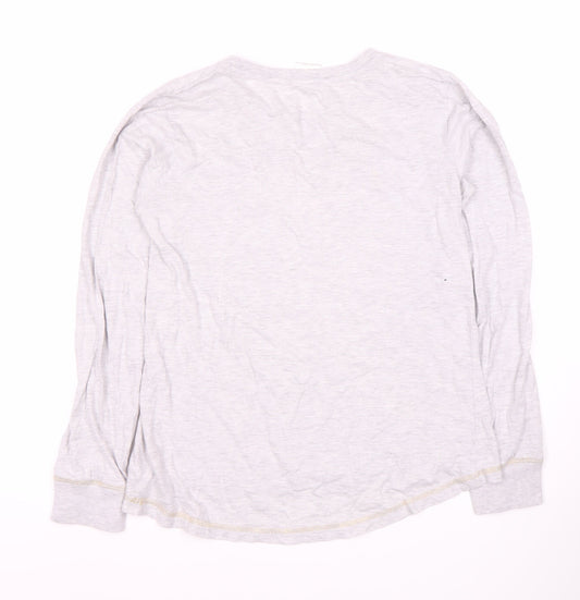 Strictly Come Dancing Girls Long Sleeve Grey Sequin Top 8-10