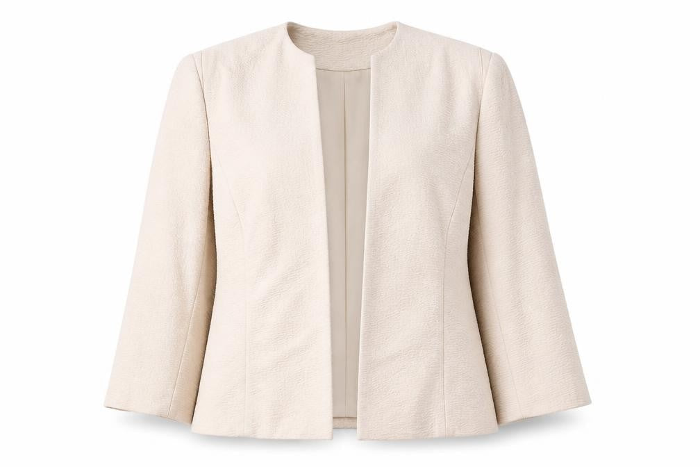 Country Casuals Petite Women Beige Suit Jacket Size 12