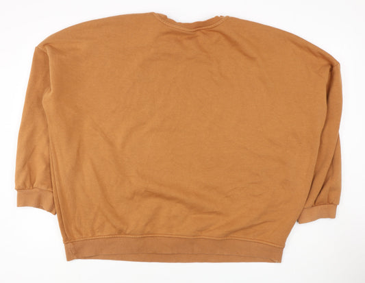 George Women's Brown Graphic Disney Sweatshirt XL Casual