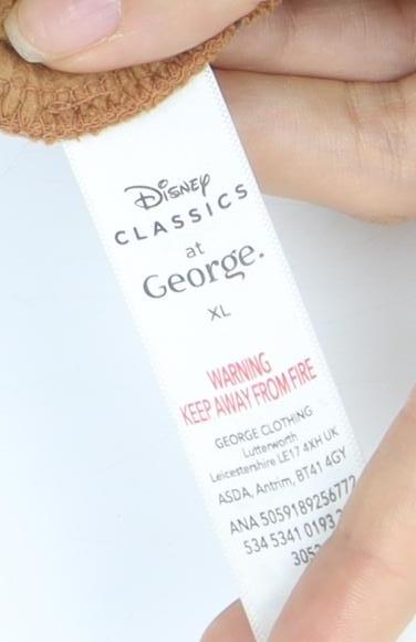 George Women's Brown Graphic Disney Sweatshirt XL Casual