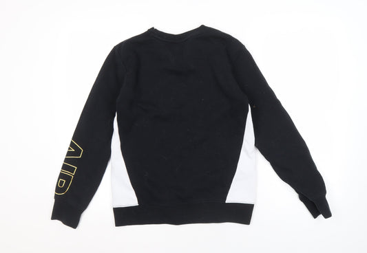 Jordan Boys Black Pullover Sweatshirt 12-13 Years Logo Graphic