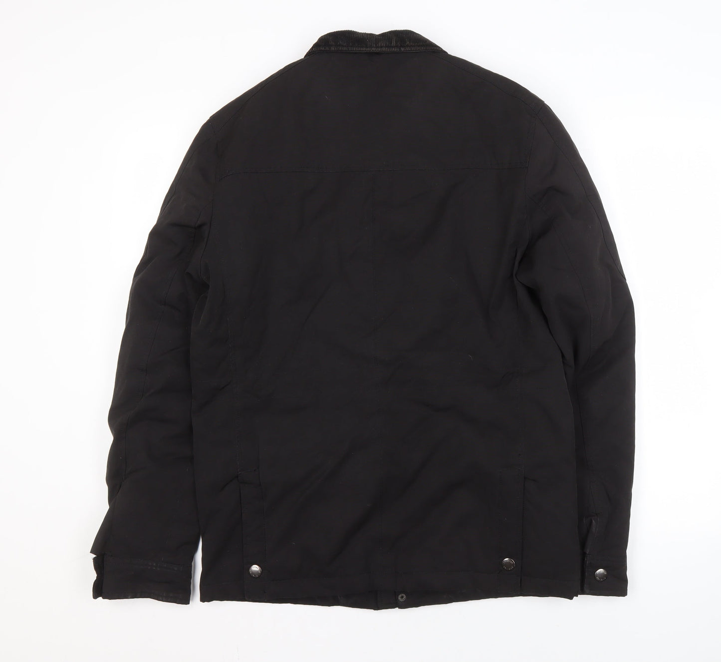 Firetrap Men's Black Biker Jacket, M, Autumn/Winter Casual