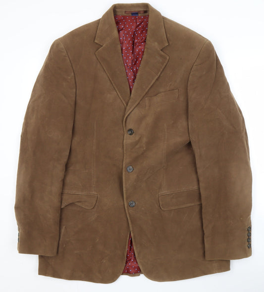Boden Men's Brown Blazer 40L Long Jacket