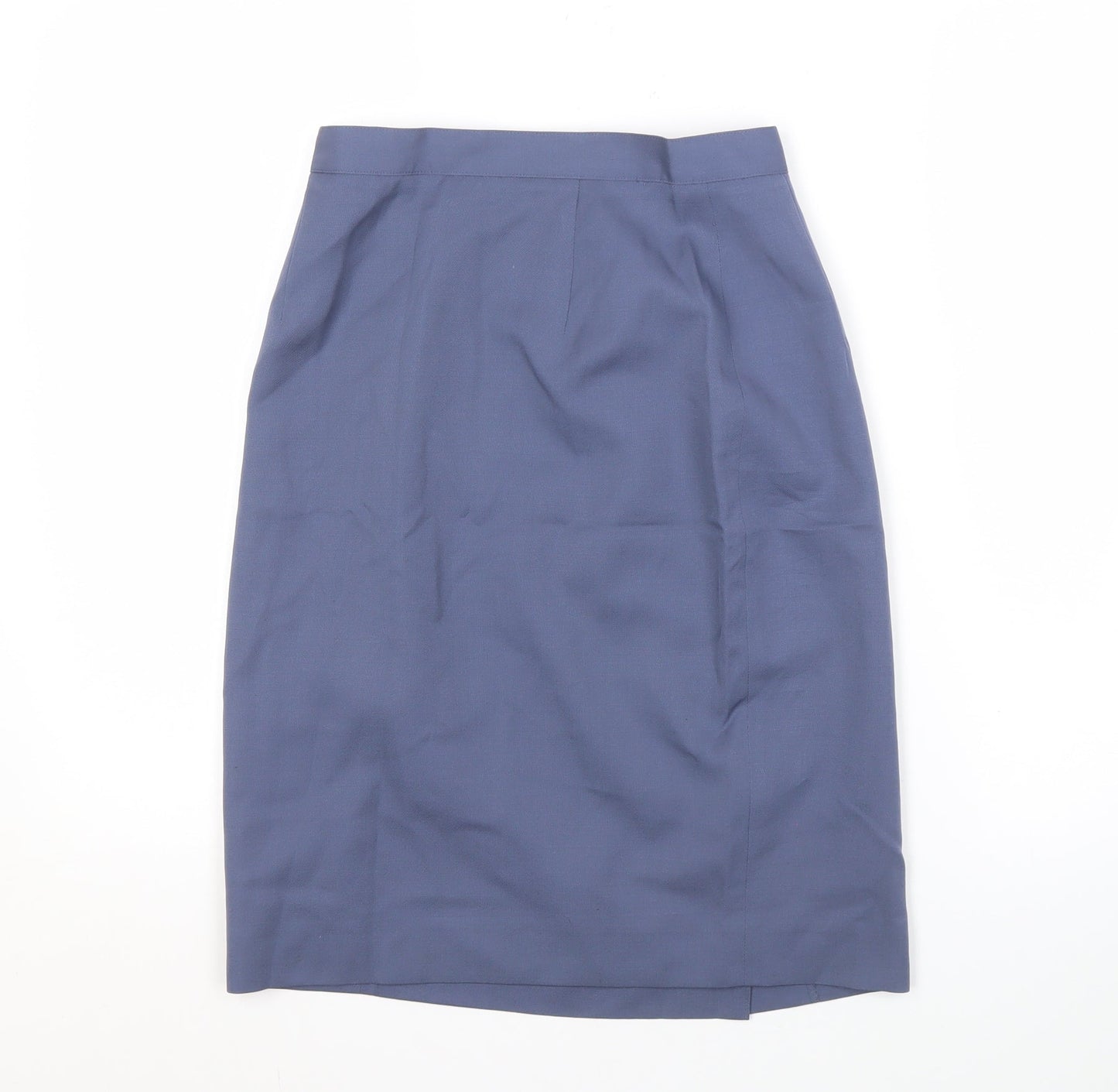Talbots Women's Blue Wool Pencil Skirt, Size 4