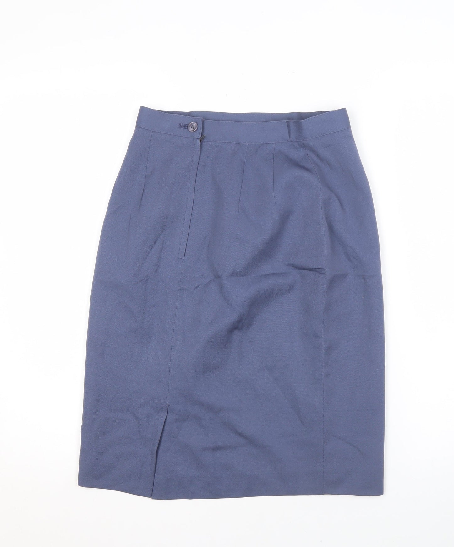 Talbots Women's Blue Wool Pencil Skirt, Size 4