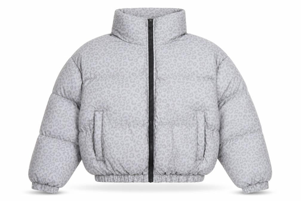 Brave Soul Women's Grey Puffer Jacket, Size 14, Winter Essential