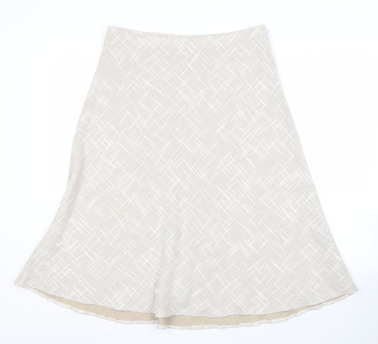 Roman Originals Women's Beige A-Line Skirt Size 12