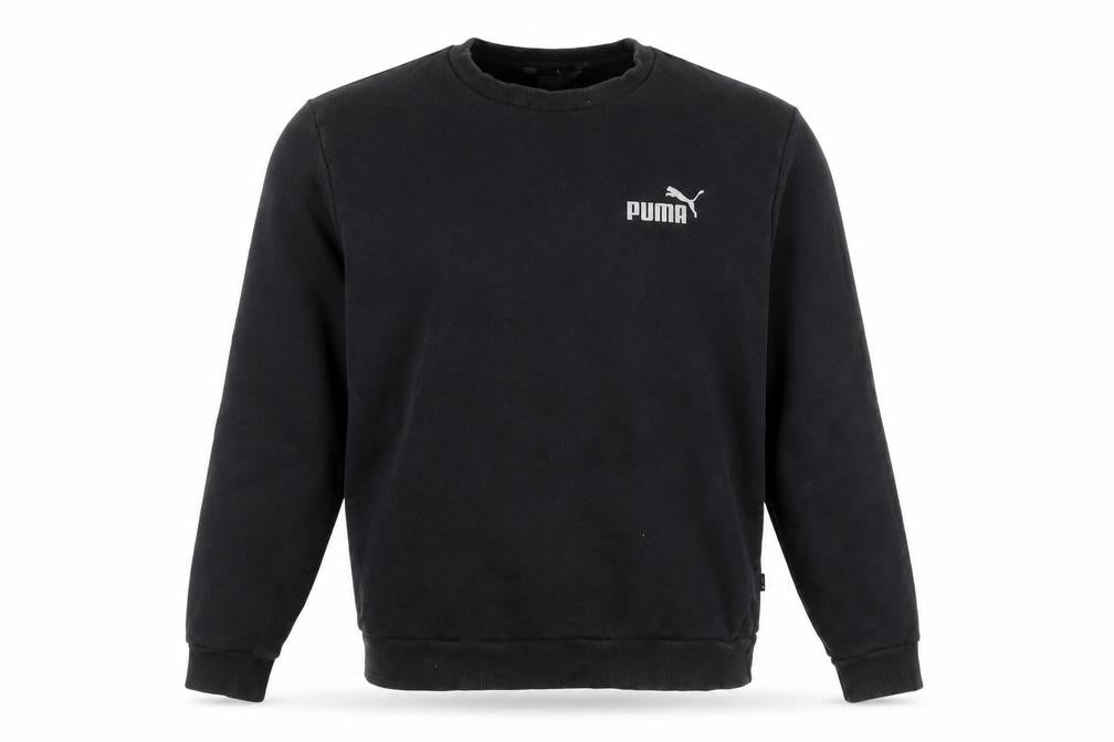 Mens UK XS Regular PUMA Black Pullover Sweatshirt