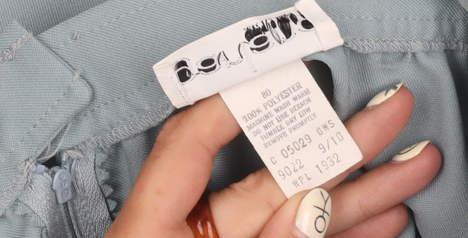 Garland Women's Blue A-Line Midi Skirt, Size 9/10