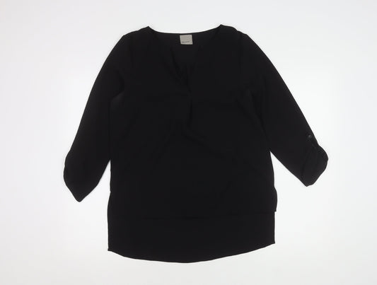 Vero Moda Women's Black 3/4 Sleeve Top M