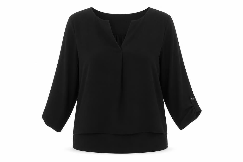Womens UK Size M VERO MODA Black Polyester Blouse