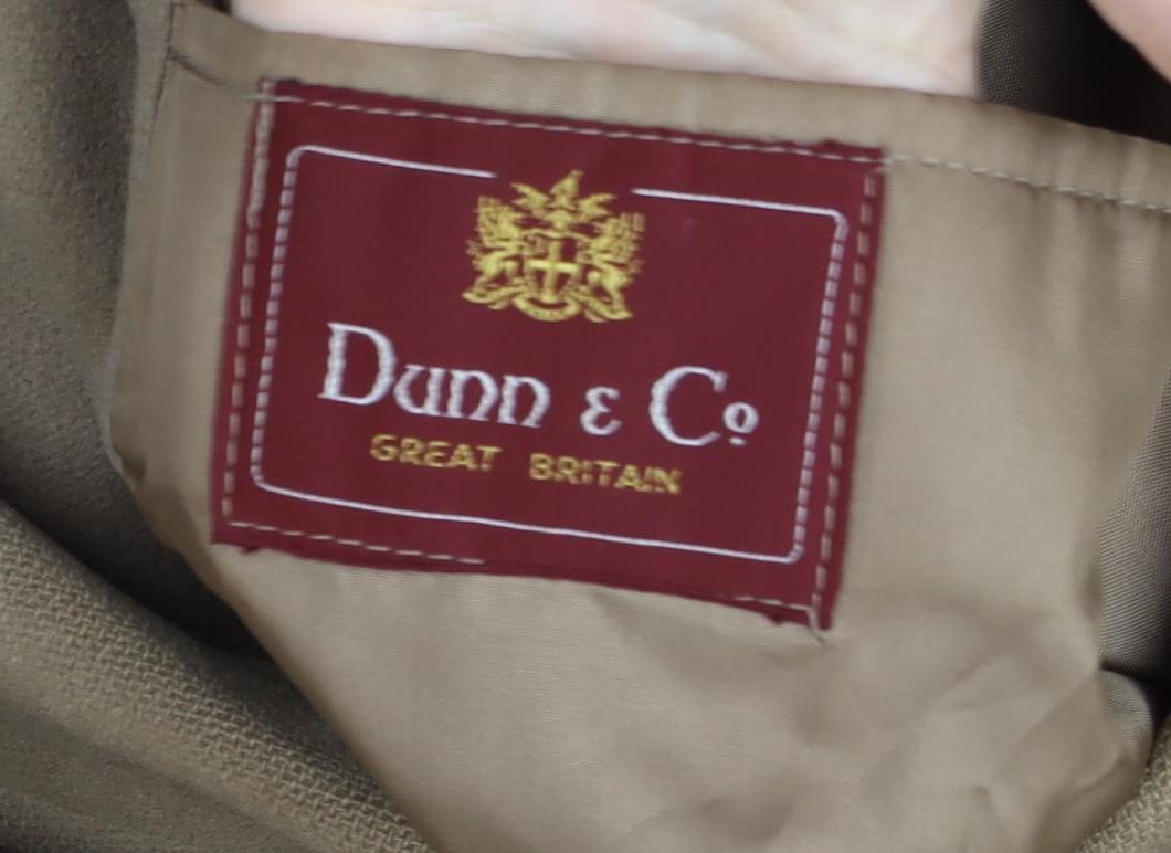 Dunn & Co Men's Beige Wool Pea Coat, Autumn/Winter