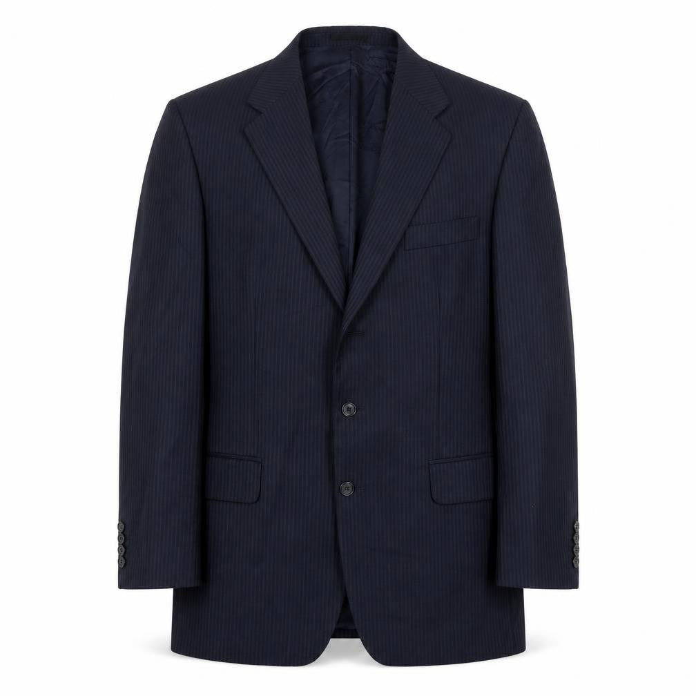 Mens 42 Chest Regular Magee Blue Two-Button Blazer