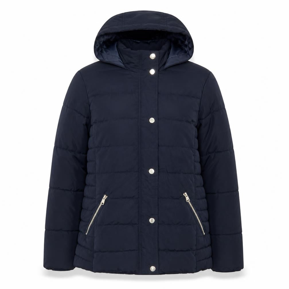 Dorothy Perkins Women's Blue Puffer Jacket Size 14
