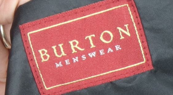 Burton Menswear Grey Pinstripe Blazer, Mens 42R Formal
