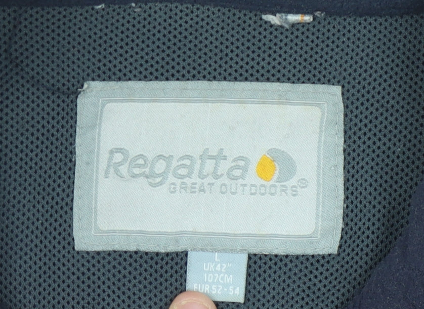 Regatta Men's Blue Fleece Jacket Size L Outdoor