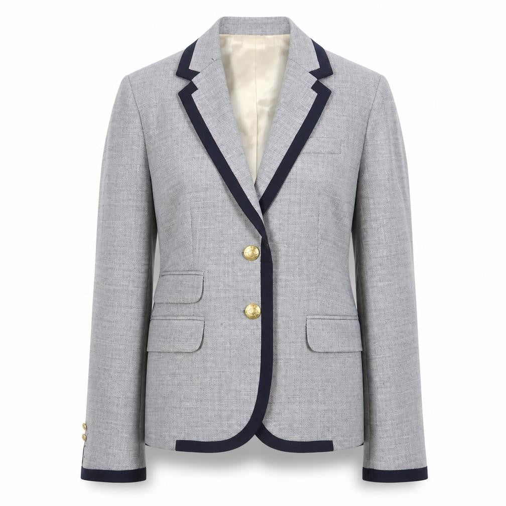 J. Crew Women's Grey Blazer Size 2 Workwear Classic