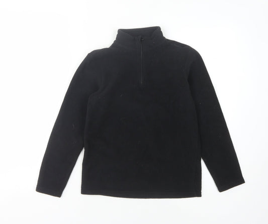 Decathlon Boys Black Fleece Sweatshirt - 10 Years