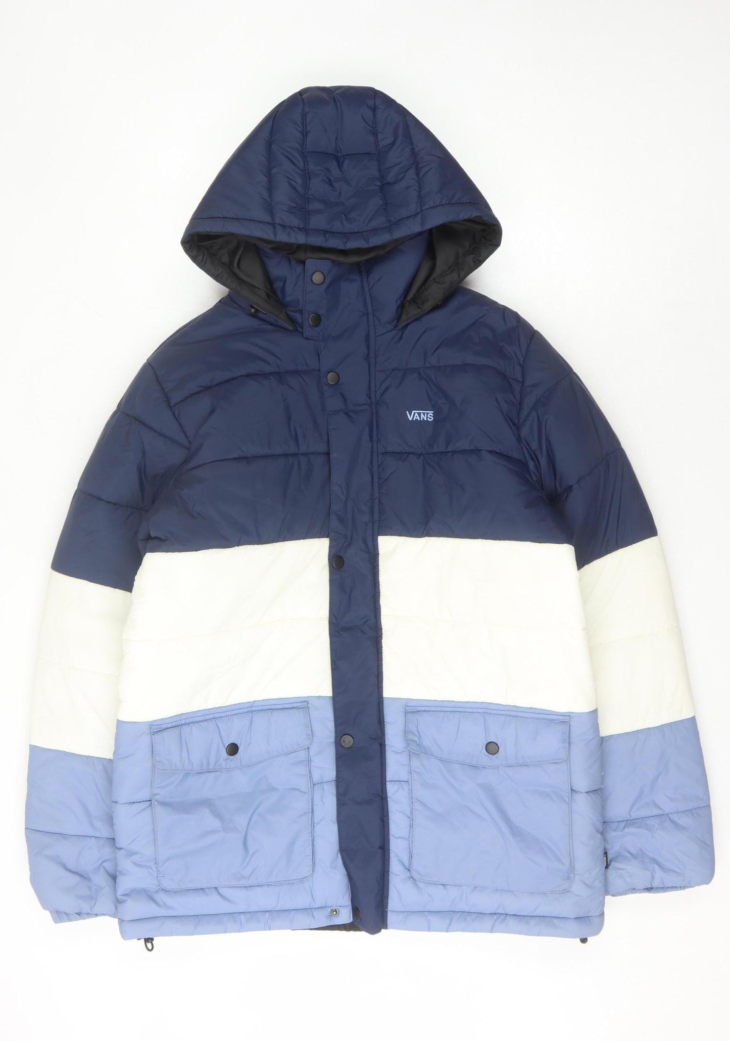 Vans Men's Multicoloured Puffer Jacket M Hooded