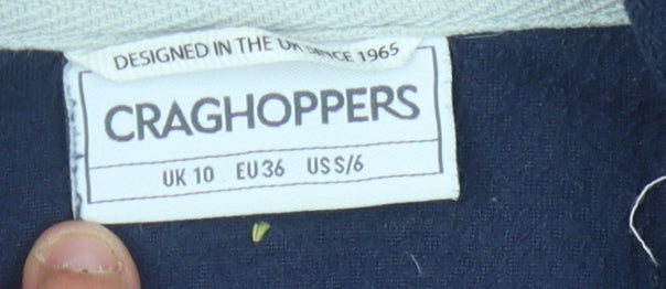 Craghoppers Women’s Blue Fleece Jacket, Size 10, Lightweight