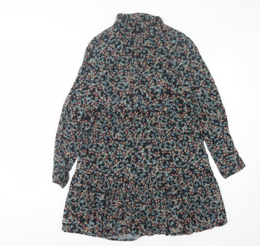 Superdry Women's Floral Long Sleeve Dress Multicoloured Size 10