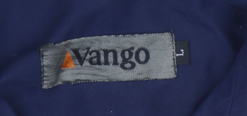 Vango Men's Blue Hooded Parka Jacket Size L