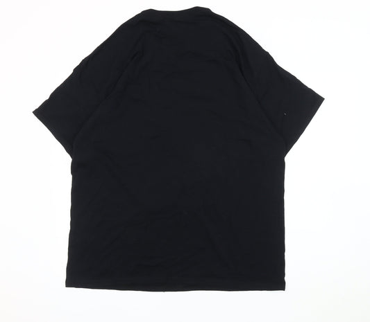 Barbie Black Unisex Medium T-Shirt, Short Sleeve, Graphic
