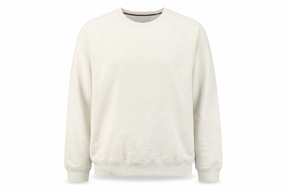 Front view of Only & Sons Men's Beige L Pullover Sweatshirt