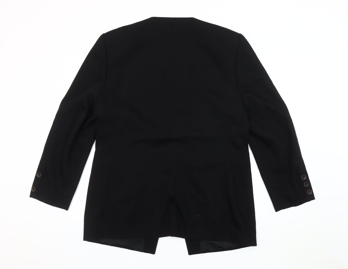 Bianca Women's Black Blazer Size 14 One-Button