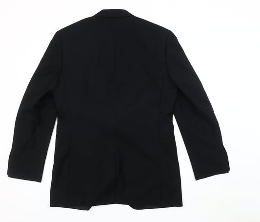 Burton Men's Black Regular Fit Blazer 38
