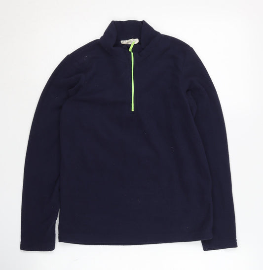 Mountain Warehouse Boys Blue Fleece Zip Sweatshirt 11-12 Years