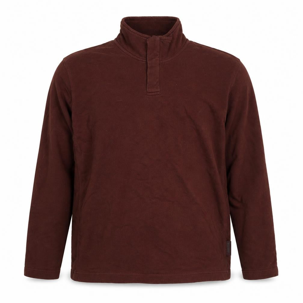 Mens UK XXL Regular Mountain Warehouse Brown Henley Sweatshirt