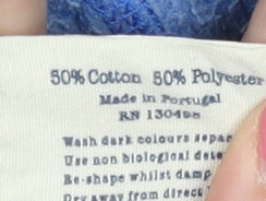 Jack Wills Men's Blue Full Zip Hoodie M