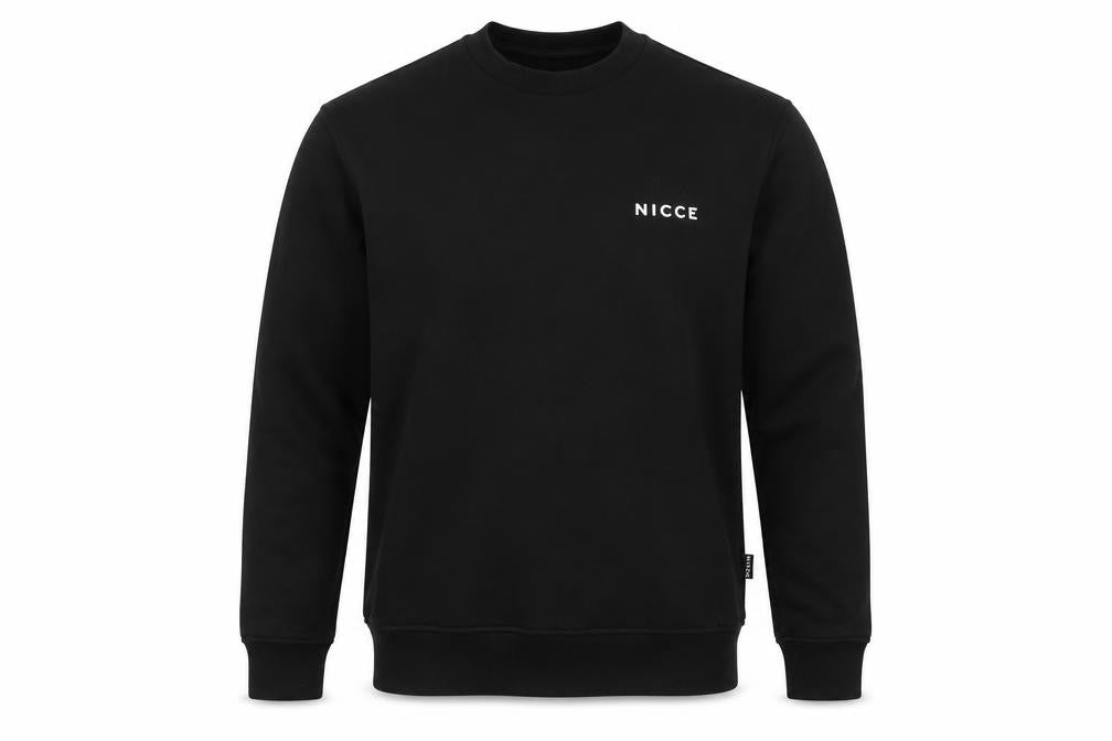 Nicce Men's Black Graphic Print Sweatshirt XS