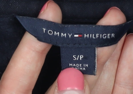Tommy Hilfiger Women's Black Full Zip Hoodie, S, Casual