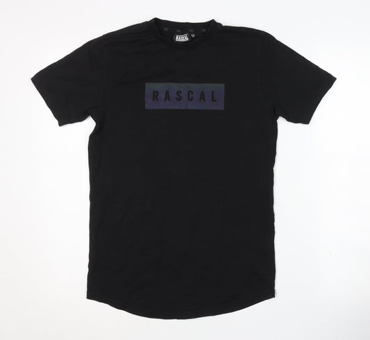 Rascal Boys Black Logo T-Shirt 13-14 Years