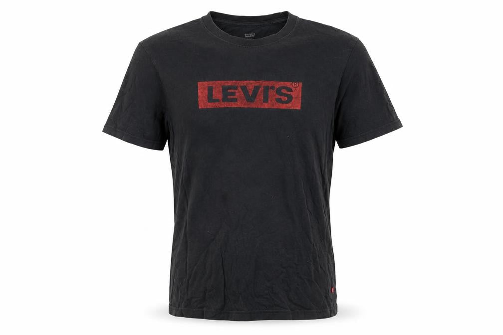 Mens UK Size S Levi's Black  Cotton T-Shirt