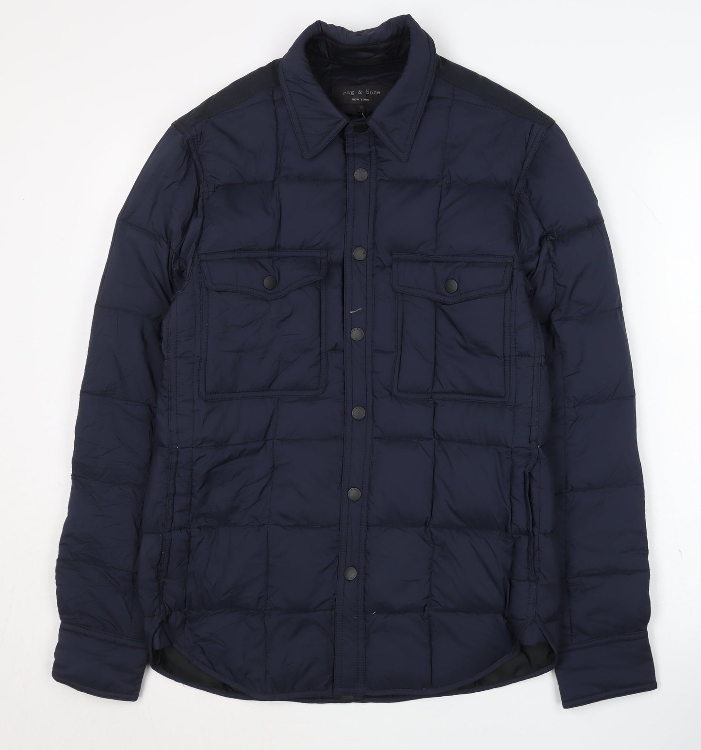 Rag & Bone Men's Blue XS Puffer Jacket