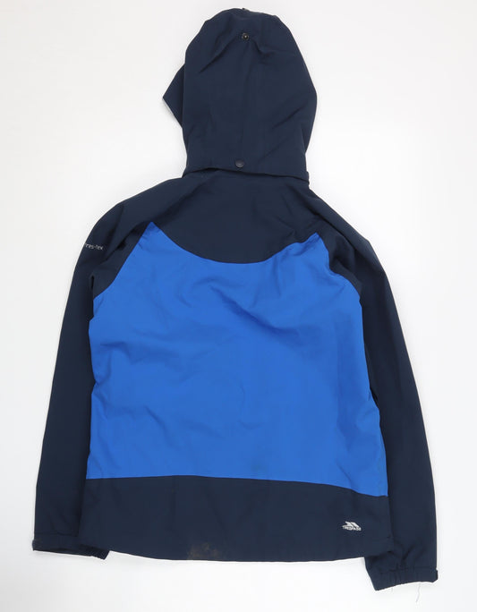 Trespass Boys' Blue Waterproof Rain Coat, Size 11-12 Years