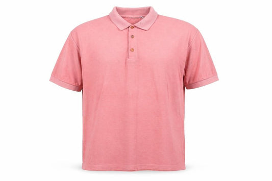 Leshark Men's Pink Polo Shirt L Short Sleeve Casual