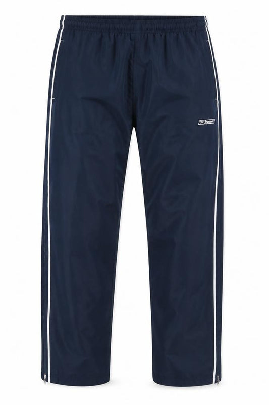 Reebok Men's Blue Track Pants, L, Sporty Activewear