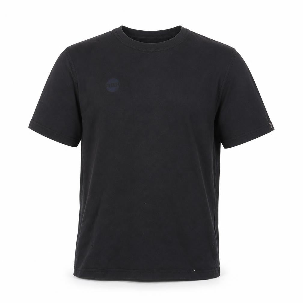 Moon Men's Black Crew Neck Short Sleeve T-Shirt M