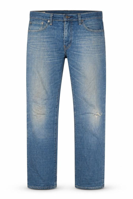 Levi's Men's Blue Straight Jeans, Size Regular, Medium Wash