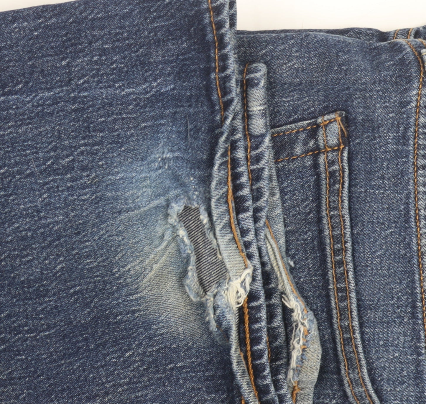 Levi's Men's Blue Straight Jeans Size 32 Regular Denim