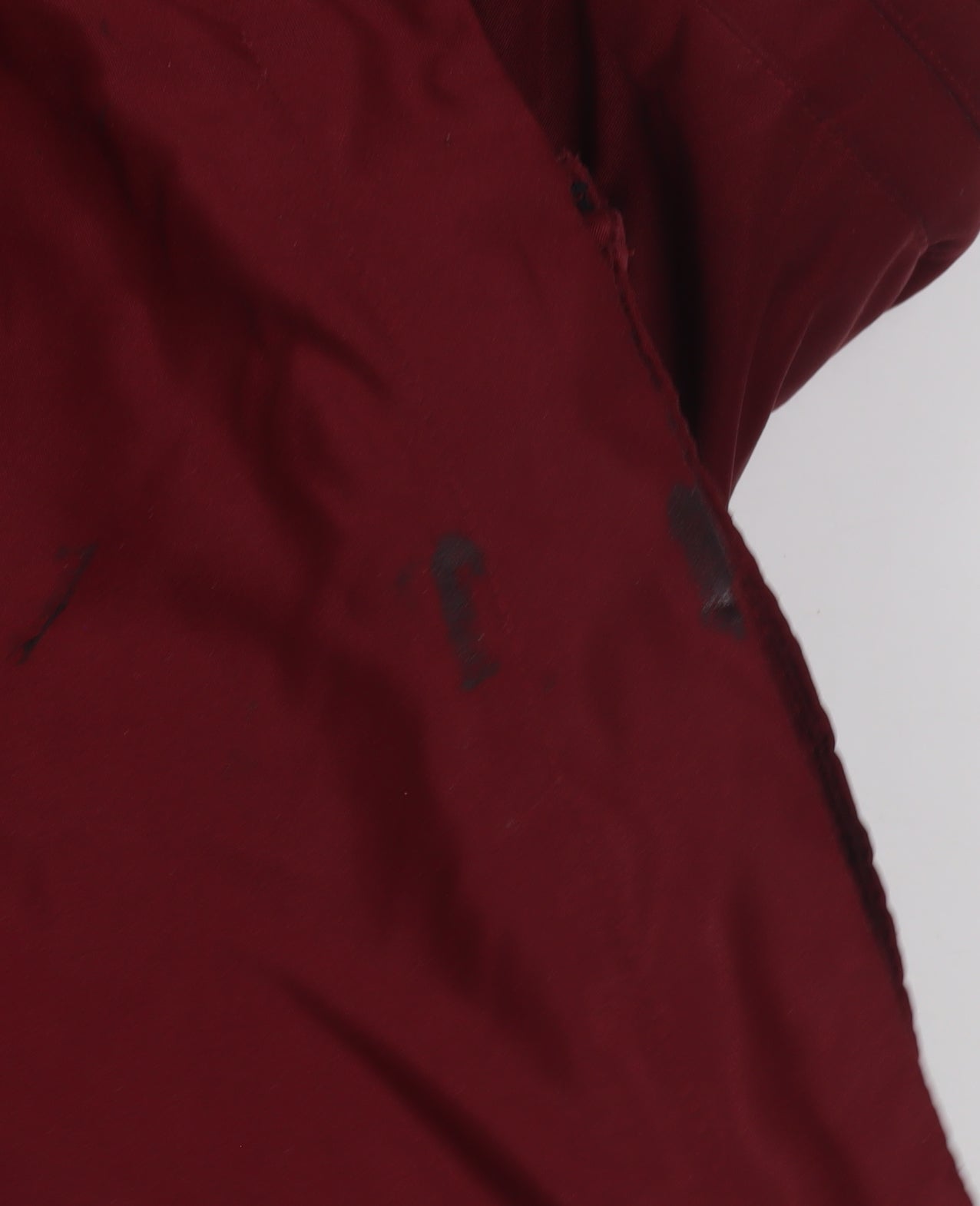 Hollister Men's XL Red Parka Jacket - Hooded, Casual